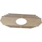 Ekena Millwork Chrysler Wood Fretwork Pierced Ceiling Medallion, Birch, 20"W x 10"H x 5 1/4"ID x 3/8"T CMWP20X10X0375CSBI - alternate 5